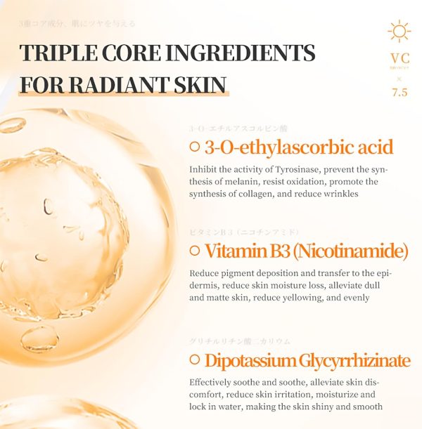 ⁦Dr. Lucel 7.5% Vitamin C Revitalizing Face Serum 37ml / with Niacinamide, Brightens and Repairs Skin, Reduces Dark Spots, Evens Tone, Hydrates, Promotes a Youthful, Radiant Complexion⁩ - الصورة ⁦6⁩