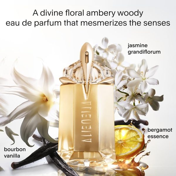 ⁦Mugler Alien Goddess Eau de Parfum, Refillable, Floral Ambery Woody Women's Fragrance, 90ml⁩ - الصورة ⁦2⁩