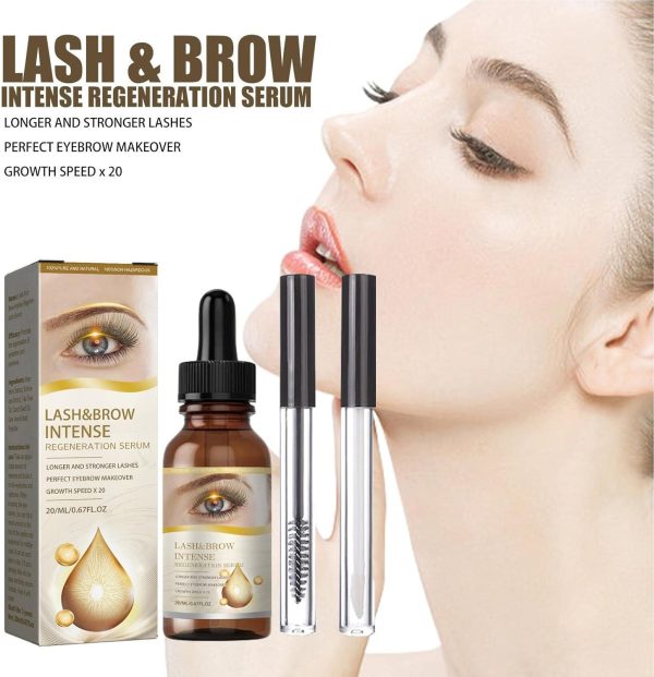 ⁦Azonee Eyelash Growth Serum - Lengthening and Thickening Mascara, Natural Lash Lift Nourishing Essence for Longer, Fuller Eyelashes⁩ - الصورة ⁦7⁩