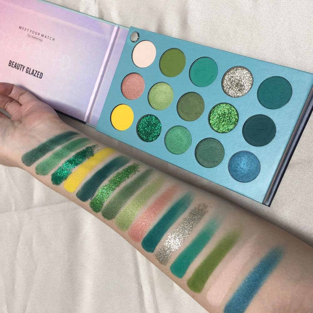 ColorfulLaVie Beauty Glazed Meet You Match 60 Colors Shimmer Matte and Glitter Eye Shadow Tray Soft Creamy Texture Blendable Long Lasting Color Board Travel Size Waterproof Eyeshadow Makeup Palette 4 ColorfulLaVie Beauty Glazed Meet You Match 60 Colors Shimmer Matte and Glitter Eye Shadow Tray Soft Creamy Texture Blendable Long Lasting Color Board Travel Size Waterproof Eyeshadow Makeup Palette - الصورة 4