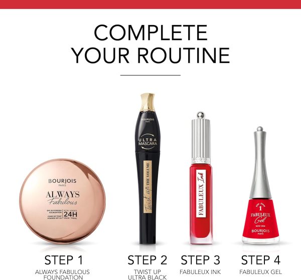 ⁦Bourjois Fabuleux Ink Lacquer, 08 Cinna'mon Amour, Glossy Lip Stain, Hydrating Non-sticky Shine, Smooth, Healthy-Looking Lips, Sunflower Oil, Smudge Proof and Transfer Proof, Up to 8H Wear, 3.5ml⁩ - الصورة ⁦8⁩