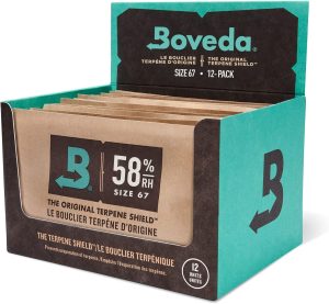 Boveda 58 Percent Rh Retail Cube Humidifier Dehumidifier 67Gm 12 Pack 58% RH Level Beige