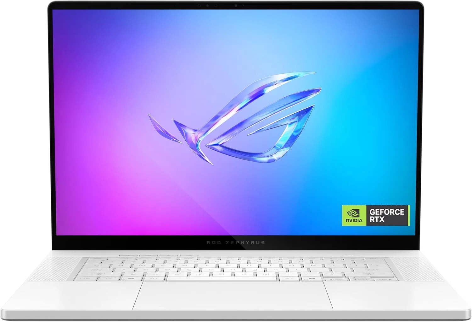 ASUS ROG Zephyrus G14 (Platinum White) Gaming Laptop | NVIDIA RTX 5050 8GB | AMD Ryzen™ 9 270 | 16GB RAM |1TB SSD |14" 3K OLED 120Hz | Win11 [GA403UH-OLED9161W]
