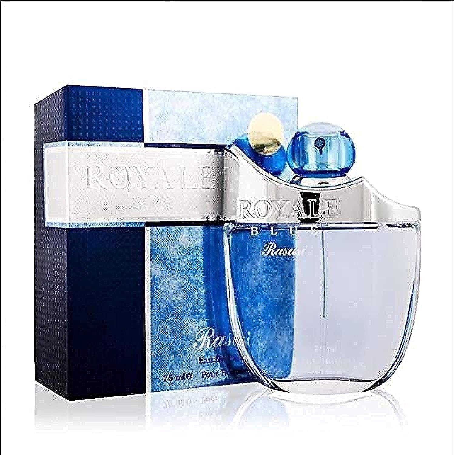 TAWAKKAL PERFUMES Royale blue pour homme Edp Spray 75ml Woody Floral Musk Men Collection by Al Rasasi 1 TAWAKKAL PERFUMES Royale blue pour homme Edp Spray 75ml Woody Floral Musk Men Collection by Al Rasasi