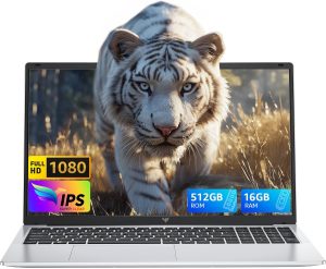 ACEMAGIC 17.3" Laptop with Quad Core-12th Alder Lake N97 Processor, FHD Display, 16GB RAM 512GB SSD Laptop, Windows 11 Laptops Computer, Webcam, Light&Thin,HDMI, Type-C, USB3.2