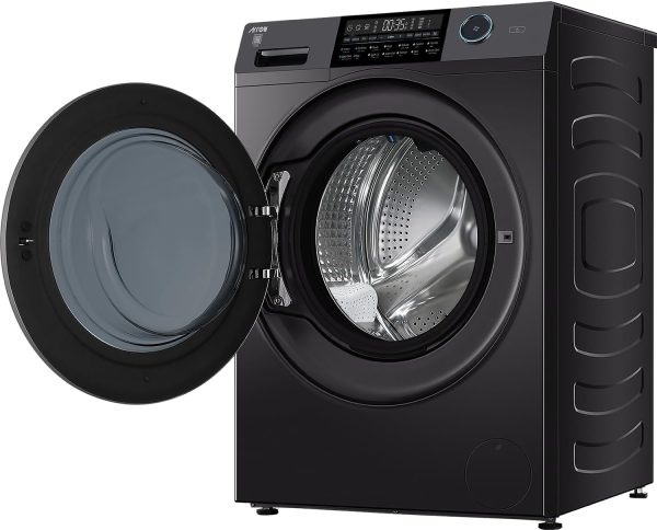 ⁦Arrow Front Load Washing Machine, 12kg | Dryer 8kg Capacity with Steam | 15 programs |140 Degree Door Open Angle | Display LED Screen |RO-12FWDHS⁩ - الصورة ⁦2⁩