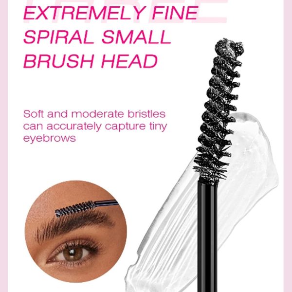 ⁦Azonee Natural Eyebrow Gel, Clear Brow Gel for Shaping Eyebrow, Eyebrow Glue, Quickly Dry clear Mascara and Brow Gel, Brow Gel with Blush, Portable Design &Long Lasting, Waterproof Essence Brow Gel⁩ - الصورة ⁦5⁩