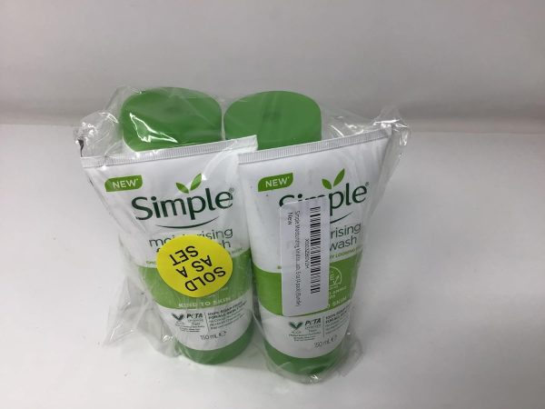 ⁦Simple Moisturizing Facial Wash, 5 Ounce (4 Count)⁩ - الصورة ⁦3⁩