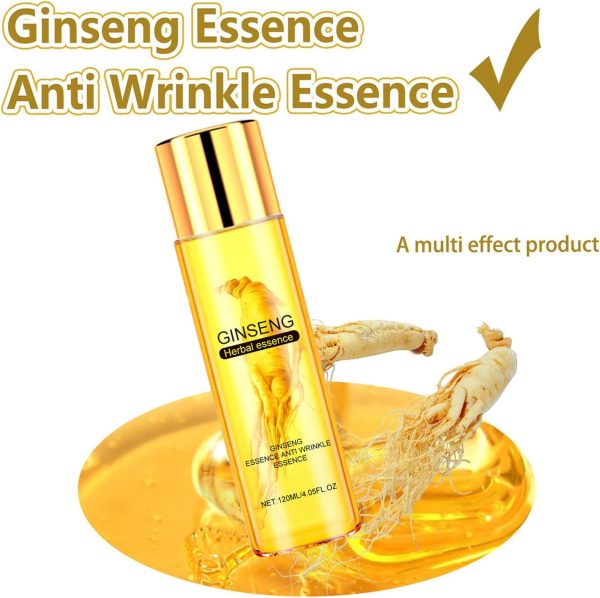 ⁦Ginseng Serum Oil - Natural Skin Care Essence with Ginseng Polypeptides, Enhances Skin Elasticity & Firmness, Deep Hydration & Revitalization, Suitable for All Skin Types, Vegan & Allergy-Free, Daily⁩ - الصورة ⁦7⁩