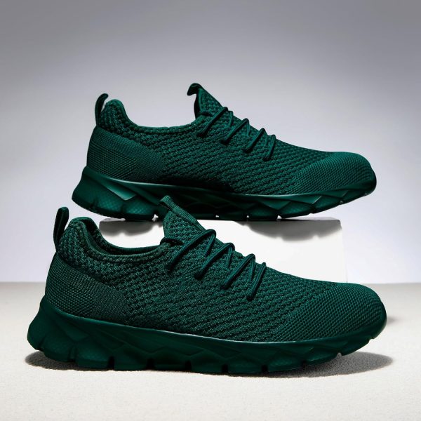 ⁦Linenghs Womens Tennis Shoes Running Sneakers Lightweight Breathable Gym Workout Fashion Sport Mesh Slip On Walking Shoes⁩ - الصورة ⁦6⁩