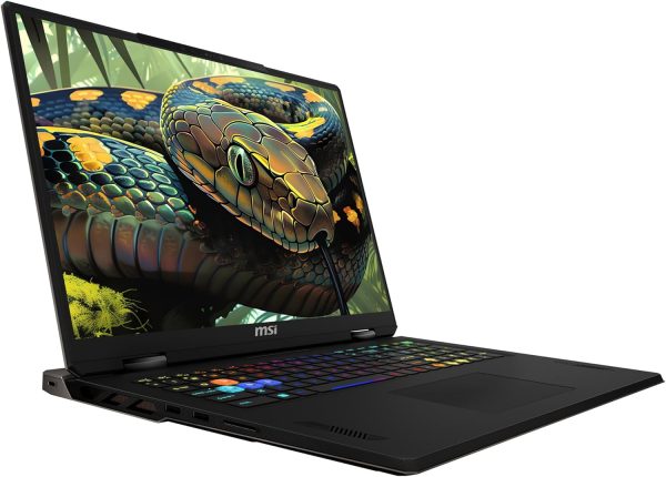 ⁦MSI Vector A18 HX Gaming Laptop, AMD Ryzen 9-9955HX, 64 GB DDR5 RAM, 4 TB PCIe SSD, 18" QHD+ (2560x1600) 240Hz Display, Nvidia G-Force RTX 5070Ti, 24 Zone RGB Keyboard, W11 Pro, Cosmo Gray⁩ - الصورة ⁦6⁩