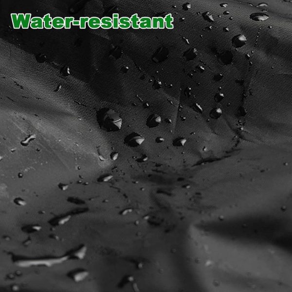 ⁦420D Fan Cover Misting Fan Cover, Cooling Waterproof Spray Fan Cover, Outdoor Industrial Fan Dust Cover, Water Misting Fan Covers, Patio Water Tank Electric Fans Case Heavy Duty Large (No Fan)⁩ - الصورة ⁦4⁩