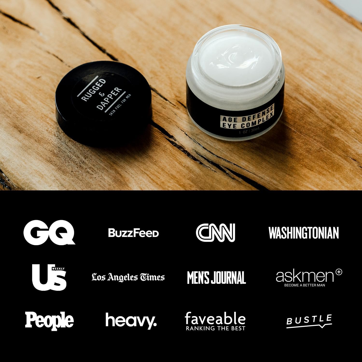 RUGGED & DAPPER- Eye Cream for Men- 1 oz- Powerful Anti Aging Gel Complex- Combats Wrinkles, Dark Circles & Visible Fatigue- Advanced Natural & Organic Ingredients Revives & Defends Entire Face 5 RUGGED & DAPPER- Eye Cream for Men- 1 oz- Powerful Anti Aging Gel Complex- Combats Wrinkles, Dark Circles & Visible Fatigue- Advanced Natural & Organic Ingredients Revives & Defends Entire Face - الصورة 5