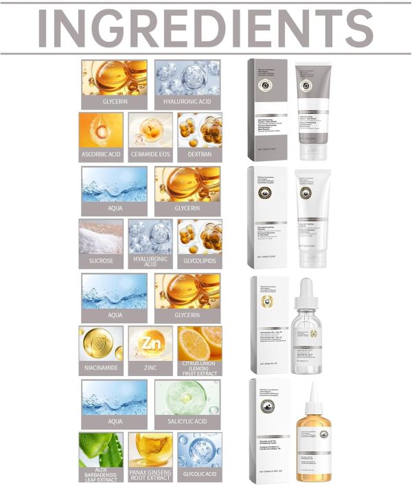 ⁦Salasabil Acne Care set/Brightening skin/gently moisturizing/repairing skin/moisturizing facial set⁩ - الصورة ⁦9⁩