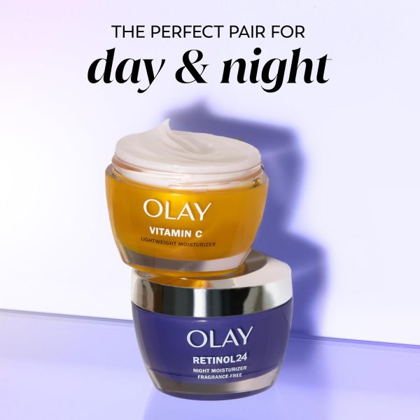 ⁦Olay Regenerist Retinol 24 Night Moisturizer Fragrance-Free + Whip Face Moisturizer Travel/Trial Size Gift Set⁩ - الصورة ⁦11⁩