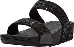 FitFlop Lulu Glitter Slides womens Lulu Glitter Slides