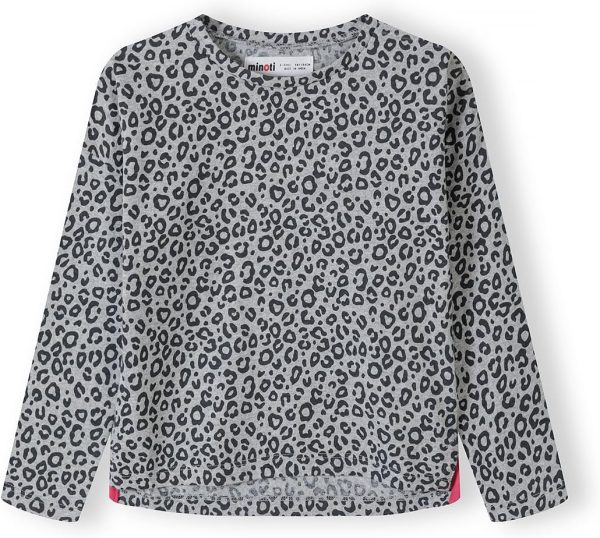 ⁦Minoti Girls Girls 3Pk Basic Be Kind L/S Graphic Tops Girls 3Pk Basic Be Kind L/S Graphic Tops⁩ - الصورة ⁦4⁩