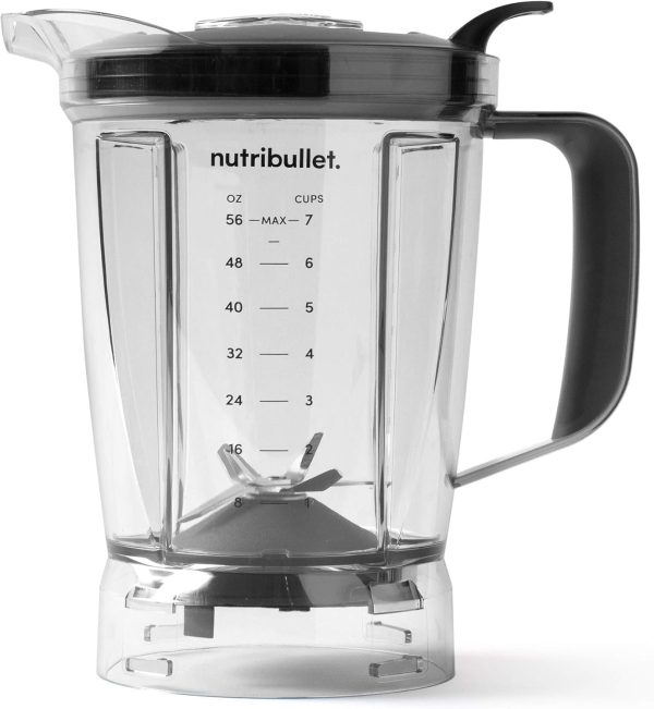 NutriBullet Blender 56 oz Pitcher, Clear/Black
