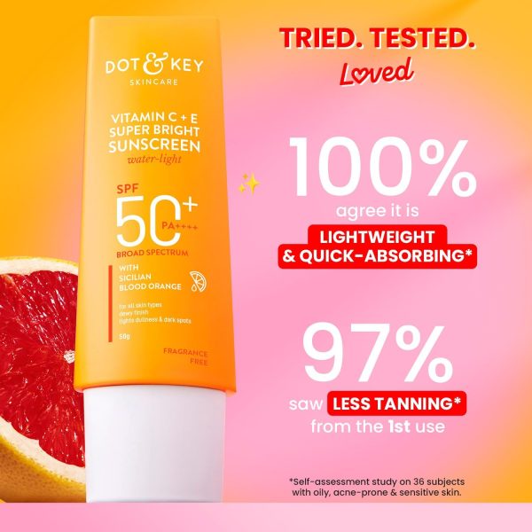 ⁦Dot & Key Vitamin C + E Super Bright Sunscreen SPF 50⁩ - الصورة ⁦6⁩