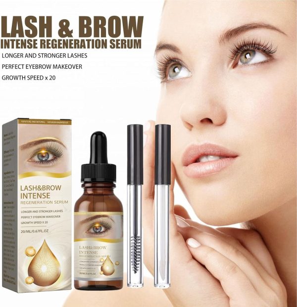 ⁦Azonee Eyelash Growth Serum - Lengthening and Thickening Mascara, Natural Lash Lift Nourishing Essence for Longer, Fuller Eyelashes⁩ - الصورة ⁦2⁩