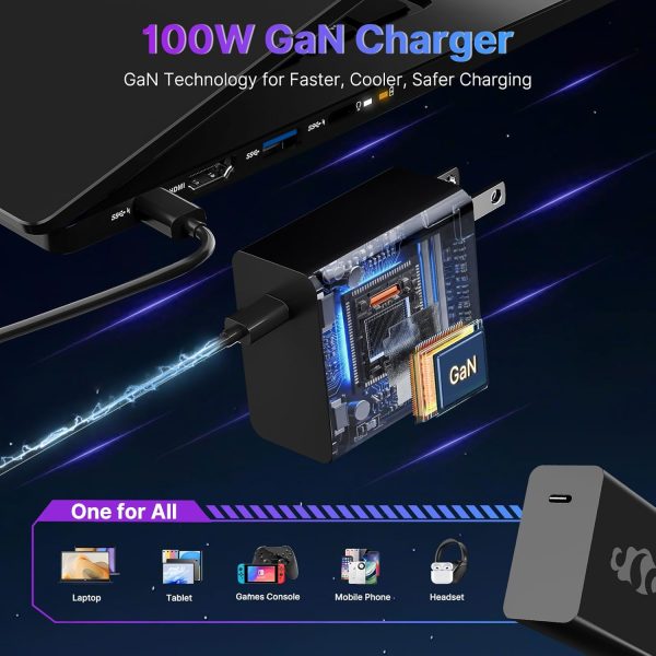 ⁦17.3” Gaming-Laptop, AI 9 8945HS (>i9-13900H), 32GB RAM 1TB SSD,USB-C 4.0 AI Copilot Ready, VR Support, 100W PD Fast Charge, Backlit Keyboard, Fingerprint Unlock, for Gaming/Student/Office/Business⁩ - الصورة ⁦5⁩