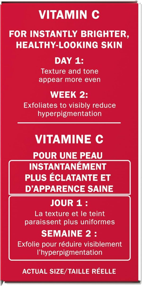 ⁦Olay Vitamin C Face Moisturizer, Brightening Cream for Women, Trial Size, Evens Tone, Dark Spot & Hyperpigmentation Reduction, Glowing Skin Care - Niaciniamide, Lactic Acid, 0.5 Oz⁩ - الصورة ⁦15⁩