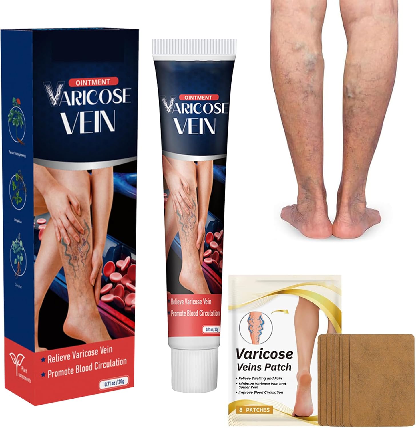 Varicose Veins Cream, Varicose Veins Ointment, Strengthening Capillary Health, Improving Blood Circulation 1 Varicose Veins Cream, Varicose Veins Ointment, Strengthening Capillary Health, Improving Blood Circulation