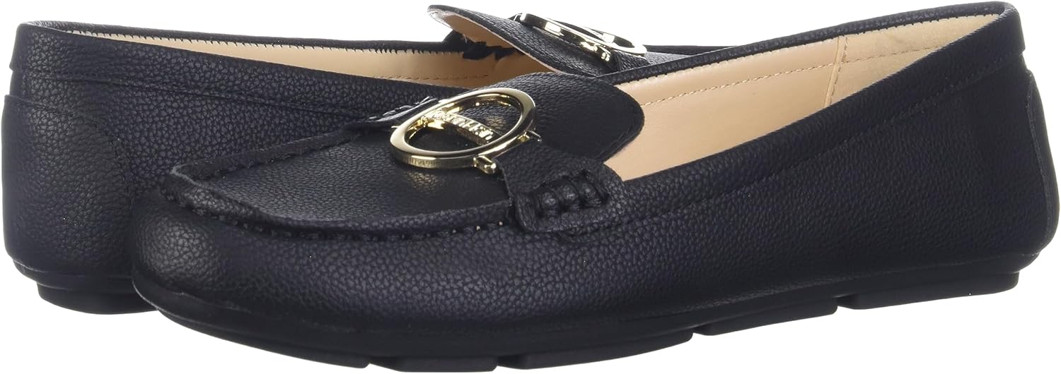 Calvin Klein Women's Layne Loafer Flat Black Leather 967 7, 37 EU 7 Calvin Klein Women's Layne Loafer Flat Black Leather 967 7, 37 EU - الصورة 7