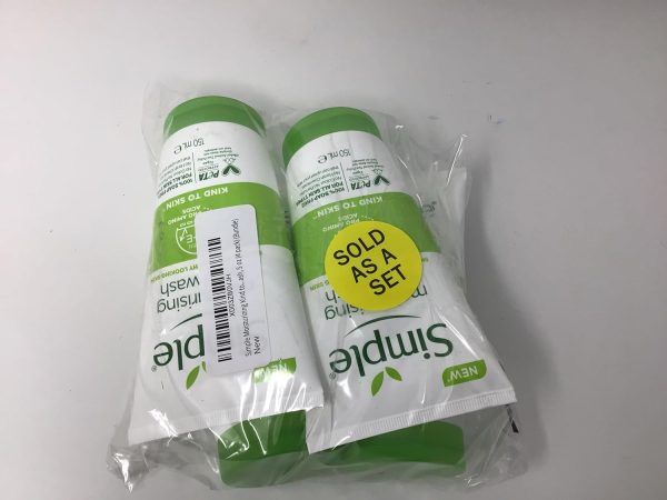 ⁦Simple Moisturizing Facial Wash, 5 Ounce (4 Count)⁩ - الصورة ⁦2⁩