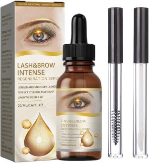 Azonee Eyelash Growth Serum - Lengthening and Thickening Mascara, Natural Lash Lift Nourishing Essence for Longer, Fuller Eyelashes