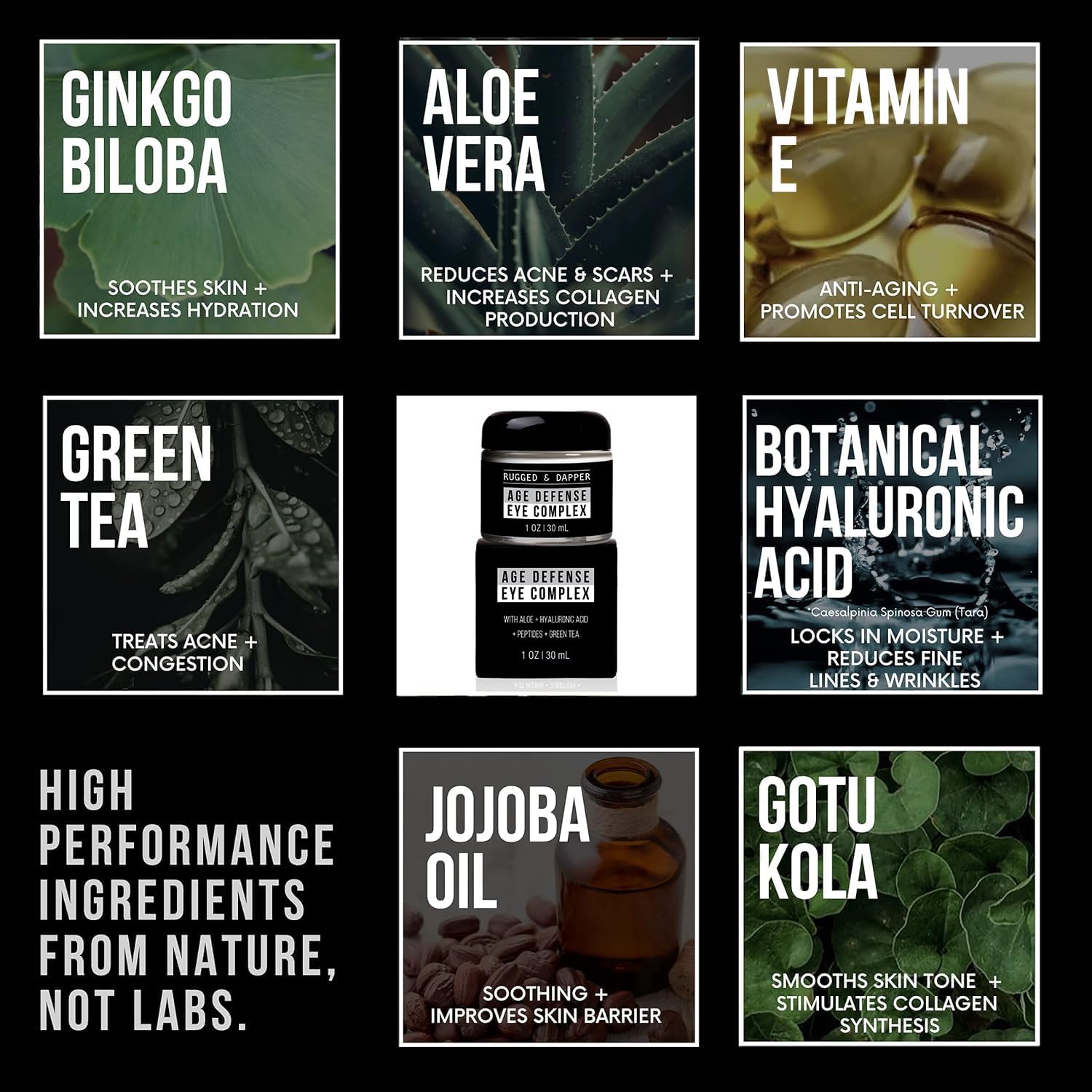 RUGGED & DAPPER- Eye Cream for Men- 1 oz- Powerful Anti Aging Gel Complex- Combats Wrinkles, Dark Circles & Visible Fatigue- Advanced Natural & Organic Ingredients Revives & Defends Entire Face 6 RUGGED & DAPPER- Eye Cream for Men- 1 oz- Powerful Anti Aging Gel Complex- Combats Wrinkles, Dark Circles & Visible Fatigue- Advanced Natural & Organic Ingredients Revives & Defends Entire Face - الصورة 6