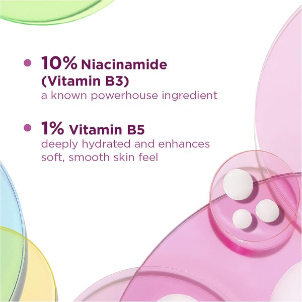 ⁦Simple 10% Niacinamide Booster Serum - Face Serum with Vitamin B3 & B5 – Evens Skin Tone & Texture, Strengthens Skin Barrier, For All Skin Types Including Sensitive Skin 30 ml⁩ - الصورة ⁦4⁩