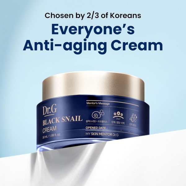 ⁦Dr.G Black Snail Cream 50ml, K-Beauty⁩ - الصورة ⁦2⁩