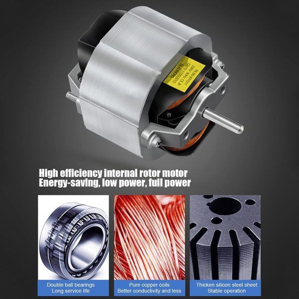 ⁦Kitchen Duct Fan, 4 Inch 220 V Inline Exhaust Air Fan, Flowing Ventilation System For Duct Vent Bathroom, Kitchen, Grow Tent, Hydroponics, 31 DB⁩ - الصورة ⁦2⁩