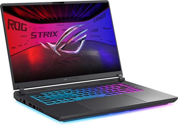 ⁦ASUS ROG Strix G16 (2025) Gaming Laptop, 16” FHD+ 16:10 165Hz/3ms Display, NVIDIA® GeForce RTX™ 5050 Laptop GPU, Intel® Core™ i7 Processor 14650HX, 16GB DDR5, 1TB PCIe Gen 4 SSD, Wi-Fi 7, Win 11 Home⁩ - الصورة ⁦14⁩