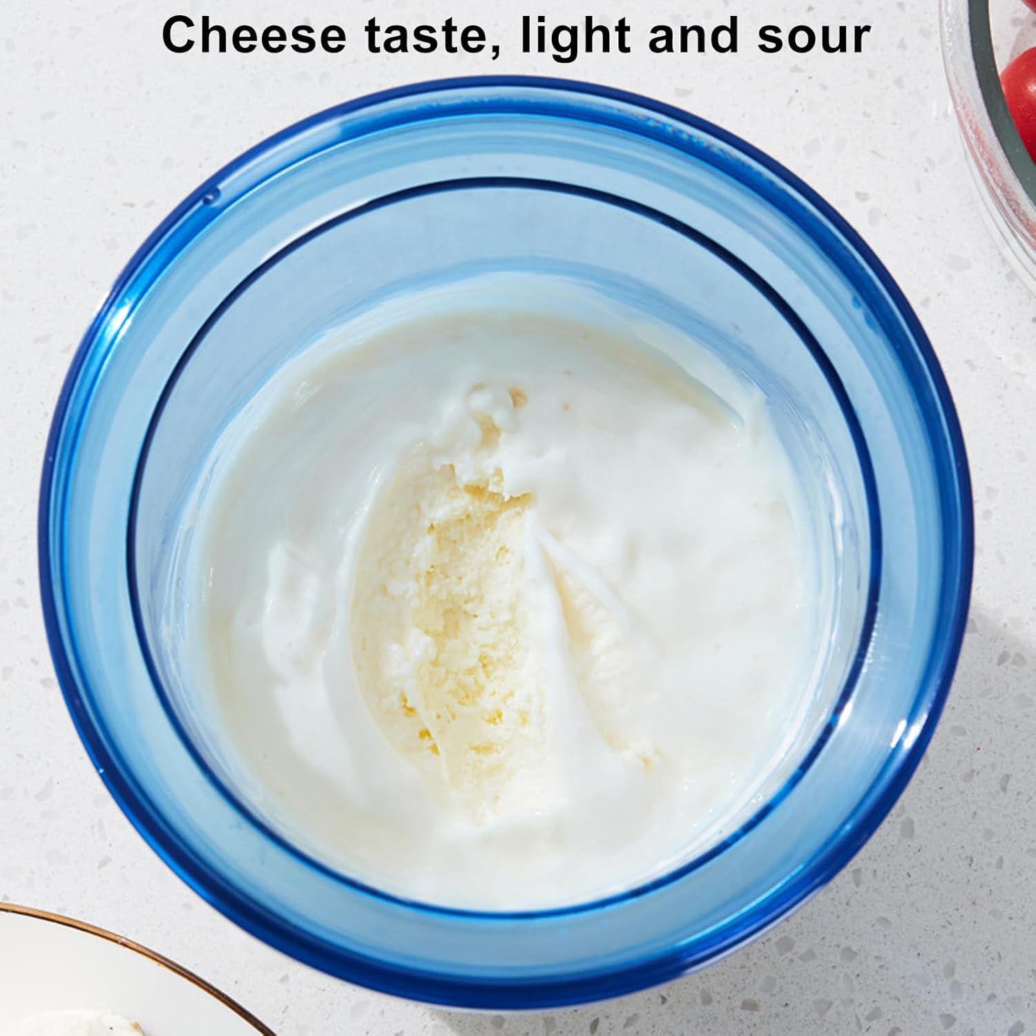 Luocute Yogurt Cheese Maker, Clear Container, Spring Loaded Pressure Plate, Stainless Steel, PP Material, Large Quantities, Reusable Thick Greek Yogurt Whey Separator for Home Kitchen 7 Luocute Yogurt Cheese Maker, Clear Container, Spring Loaded Pressure Plate, Stainless Steel, PP Material, Large Quantities, Reusable Thick Greek Yogurt Whey Separator for Home Kitchen - الصورة 7