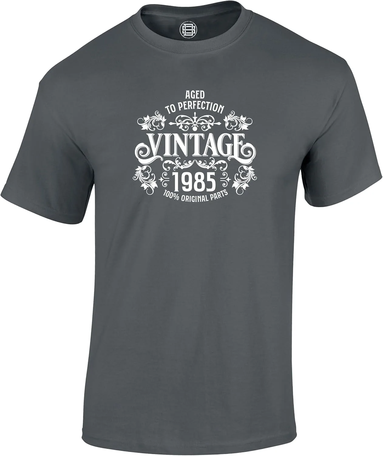 40th Birthday Gift for Men - Vintage Mens T Shirt Born 1984 Aged to Perfection - 1984 Birthday Gifts for Men