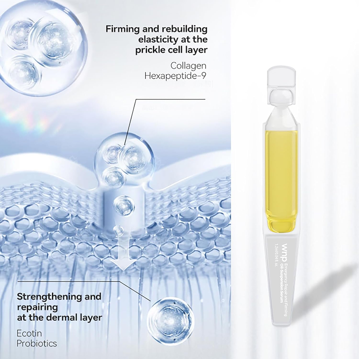 WNP Face-serum set :Ultra Hydrating Serum 3% 4D Hyaluronic Acid 30pcs+Emergency Repair Firming Oil-Suspension Serum 30pcs| Hydrating+Skin Repair|Single-Use Vials Skincare for Sensitiveskin 72ml 5 WNP Face-serum set :Ultra Hydrating Serum 3% 4D Hyaluronic Acid 30pcs+Emergency Repair Firming Oil-Suspension Serum 30pcs| Hydrating+Skin Repair|Single-Use Vials Skincare for Sensitiveskin 72ml - الصورة 5