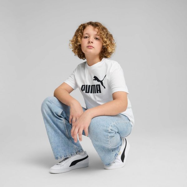 ⁦PUMA Boys Ess No. 1 Logo Tee B T-shirts (pack of 1)⁩ - الصورة ⁦5⁩