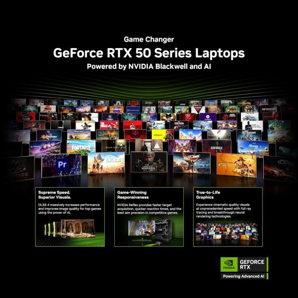 ⁦GIGABYTE - AERO X16-165Hz 2560x1600 WQXGA - NVIDIA GeForce RTX 5050 - AMD Ryzen AI 7 350-1TB SSD with 16GB DDR5 RAM - Windows 11 Home AERO X16 1TH93USC94AH⁩ - الصورة ⁦18⁩