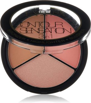 Eveline Cosmetics Contour Sensation 3In1 Set 1 Pink Beige