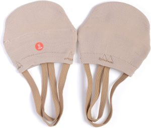 RGPros Knitted Half Sole Toe Shoes Socks for Professional Rhythmic Gymnastic Competition or Ballet Dance (S, 1 Pair)