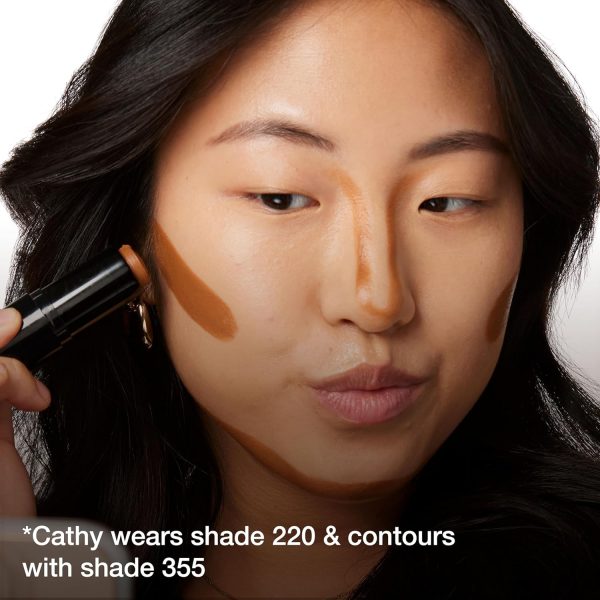 ⁦Maybelline Fit Me Shine-Free + Balance Foundation Stick, Multi-Use Face Makeup and Contour Stick For Natural, Matte Coverage, Coconut, 1 Count⁩ - الصورة ⁦7⁩