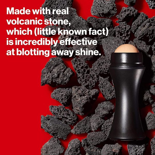 ⁦Volcanic Face Roller, Oil Control On-the-Go, Reusable Facial Skincare Tool, Oily Skin Control, Instant Results Remove Excess Shine Rolling Stone for Face Makeup Oil Absorbing Skin Care Mini Massage⁩ - الصورة ⁦3⁩