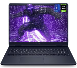 Alienware 16 Aurora Gaming Laptop, Intel 7-240H, 32 GB DDR5 RAM, 1 TB PCIe SSD, 16" WQXGA (2560x1600) 120Hz Display, Nvidia G-Force RTX 5060, Backlit Keyboard, W11 Home, Blue