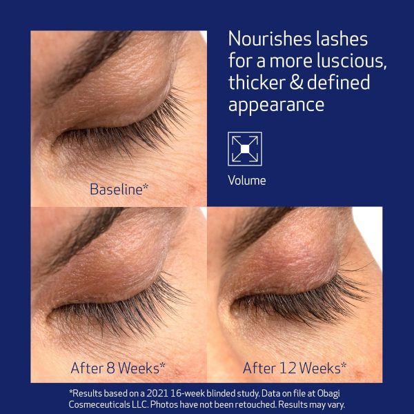 ⁦Obagi Nu-Cil Eyelash Enhancing Serum – Nourishing Lash Serum with Biotin for Thicker & More Defined-Looking Lashes – 0.1 oz⁩ - الصورة ⁦2⁩