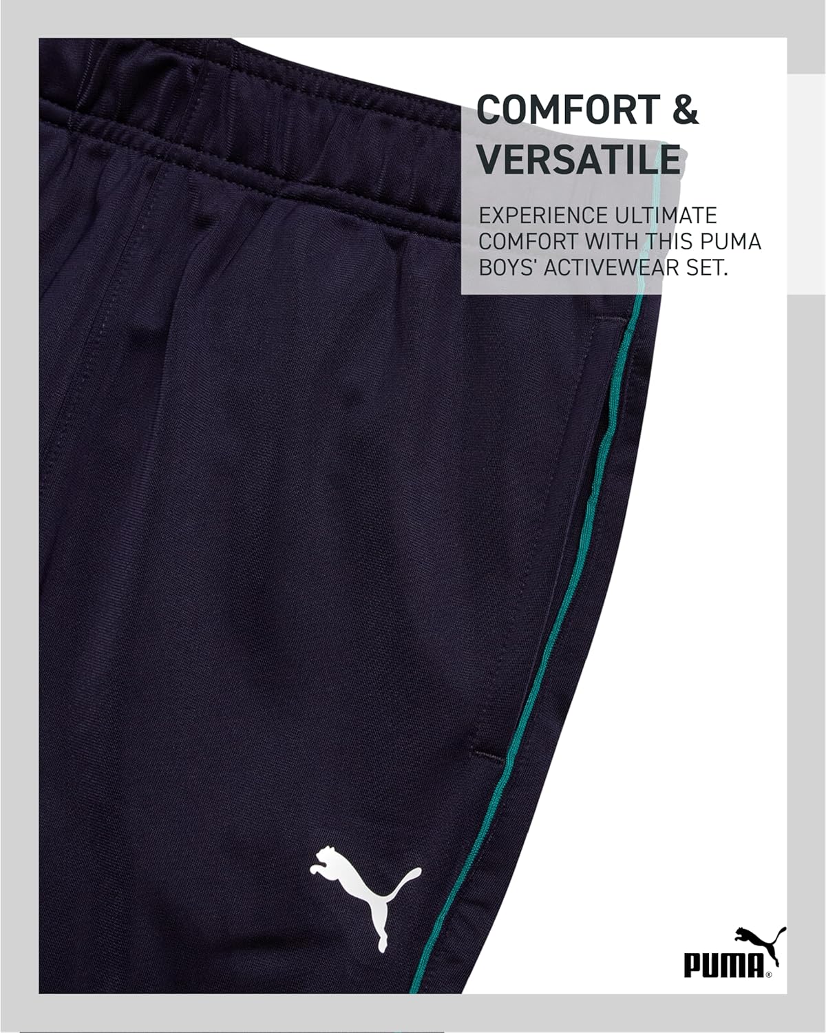 طقم سروال للأولاد - طقم ملابس رياضية من التريكو، سويت شيرت بسحاب وسروال رياضي اكتيف - طقم ملابس رياضية للأولاد من بوما، لعمر 4-16 عامًا، قطعتين 4 طقم سروال للأولاد - طقم ملابس رياضية من التريكو، سويت شيرت بسحاب وسروال رياضي اكتيف - طقم ملابس رياضية للأولاد من بوما، لعمر 4-16 عامًا، قطعتين - الصورة 4