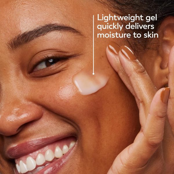 ⁦Olay Hyaluronic Acid Face Moisturizer, Instant Hydration for Women, Fragrance-Free - Dry Skin Solution, Glowing, Smoothing, Plumping, Renewing - Niacinamide, Amino Peptides 1.7 Oz⁩ - الصورة ⁦7⁩
