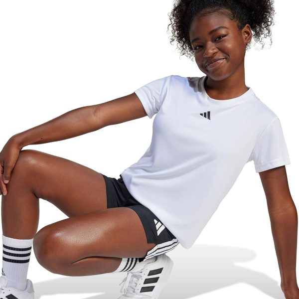 ⁦adidas Girls Train Essentials Regular Fit Logo Training T-Shirt Kids T-Shirt⁩ - الصورة ⁦3⁩