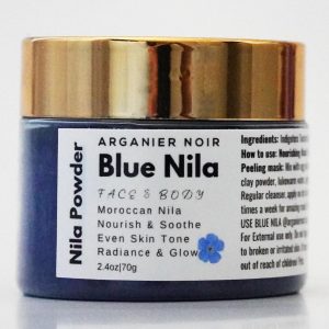 Arganier Noir Blue Nila, Moroccan Nila Powder Leaves Skin Nutrid And Radiant 80G